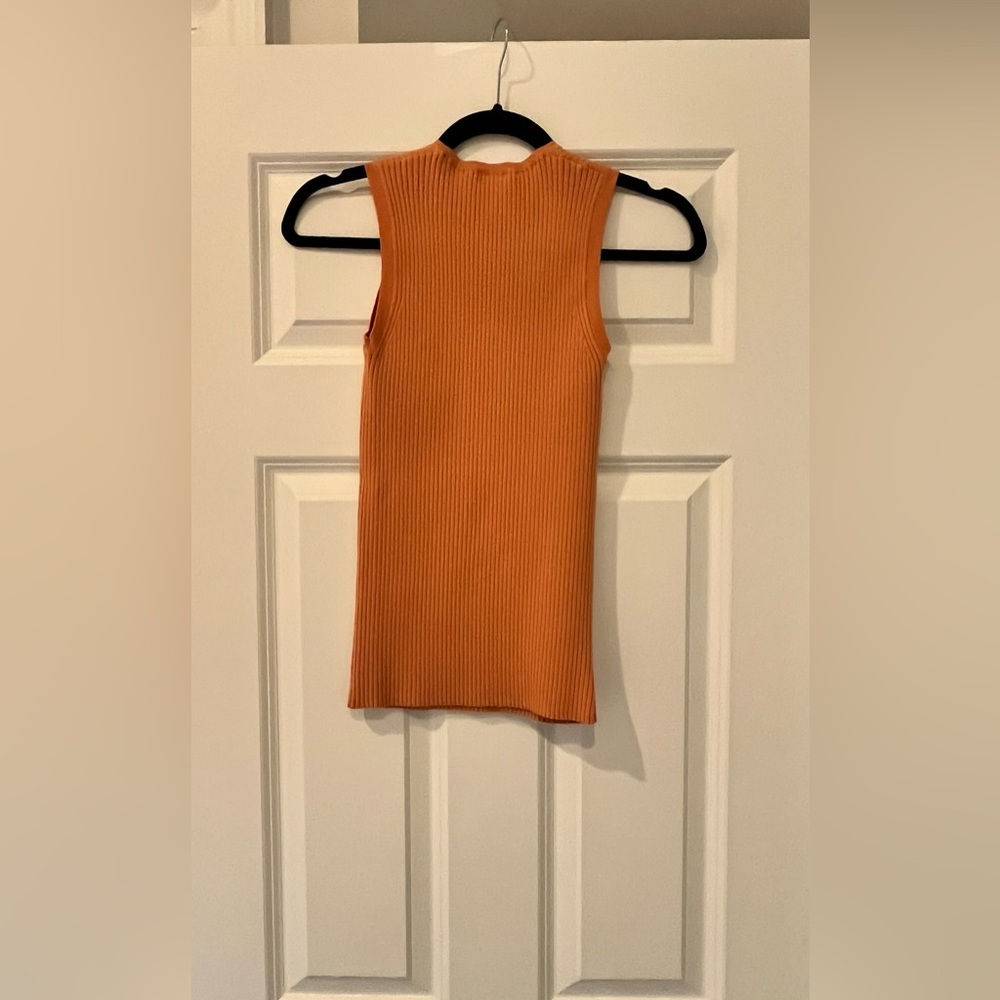 NWT *STELLA MCCARTNEY* RIBBED KNIT BUSTIER SHAPING TOP- SIZE 36 - Picture 2 of 11